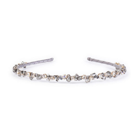 DEFINED CRYSTAL STONE HAIRBAND
