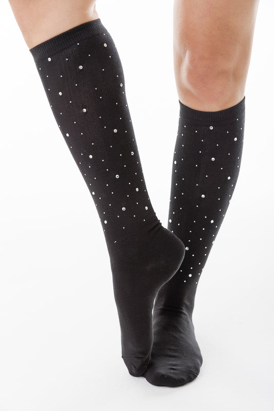 KNEE CRYSTAL SOCKS