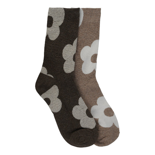 LARGE FLOWER SOCKS EARTH Limlim fashion accessories