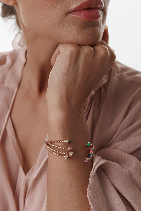 ROSE GOLD CABLE BANGLE