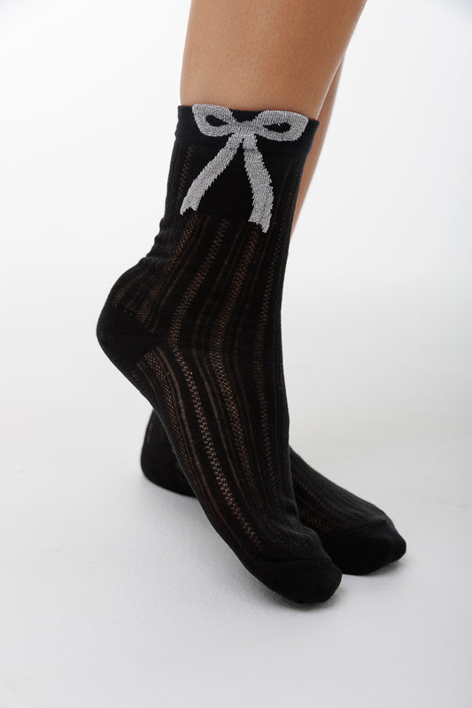 MESH BOW SOCKS