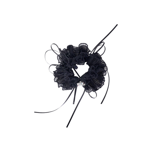 CRYSTAL DENTELLE SCRUNCHIE