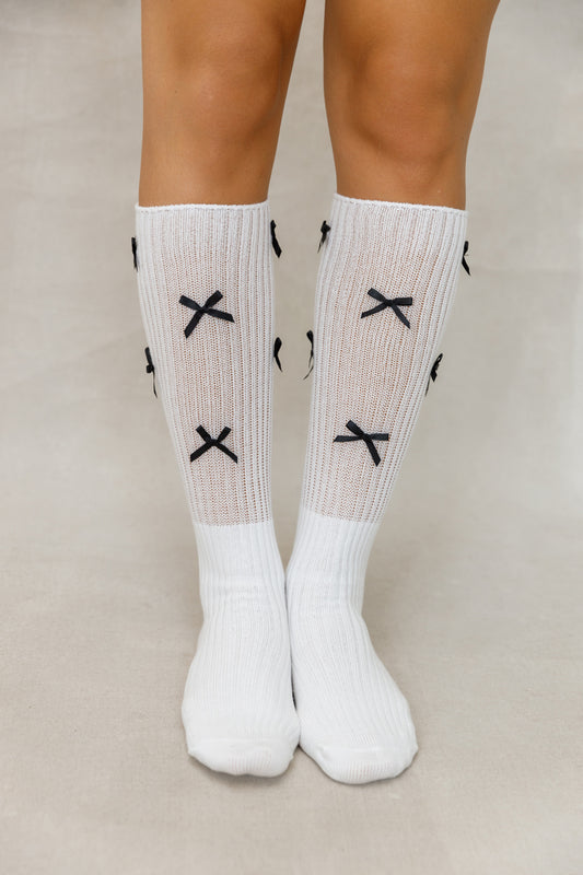 SLOUCH BOW SOCKS