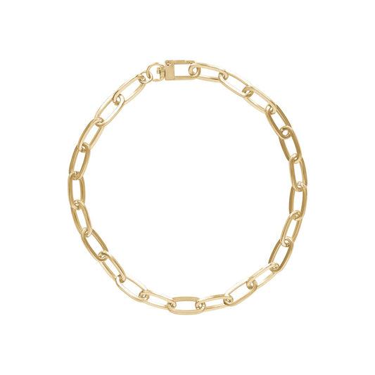 OVAL LINK STATEMENT NECKLACE