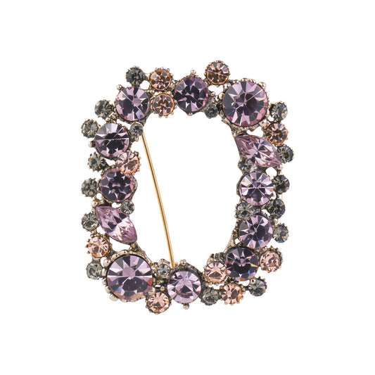 CRYSTAL BROOCH