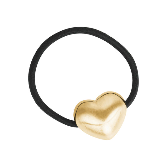 BRUSHED HEART ELASTIC