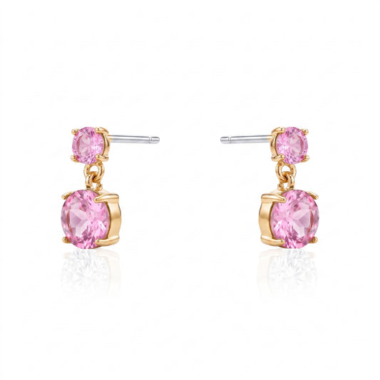 SMALL DANGLES PINK