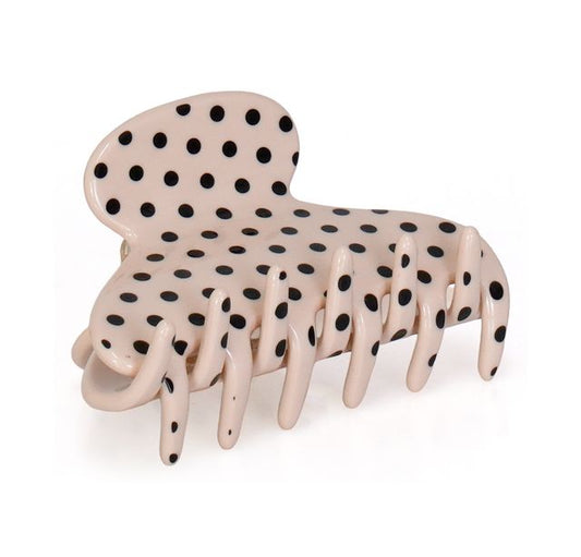 SMALL GLOSSY POLKA CLIP