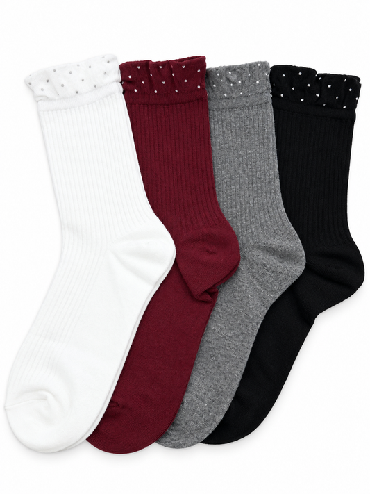 SPARKLE CUFF SOCKS