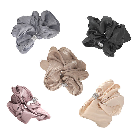 VINTAGE SATIN SCRUNCHIES