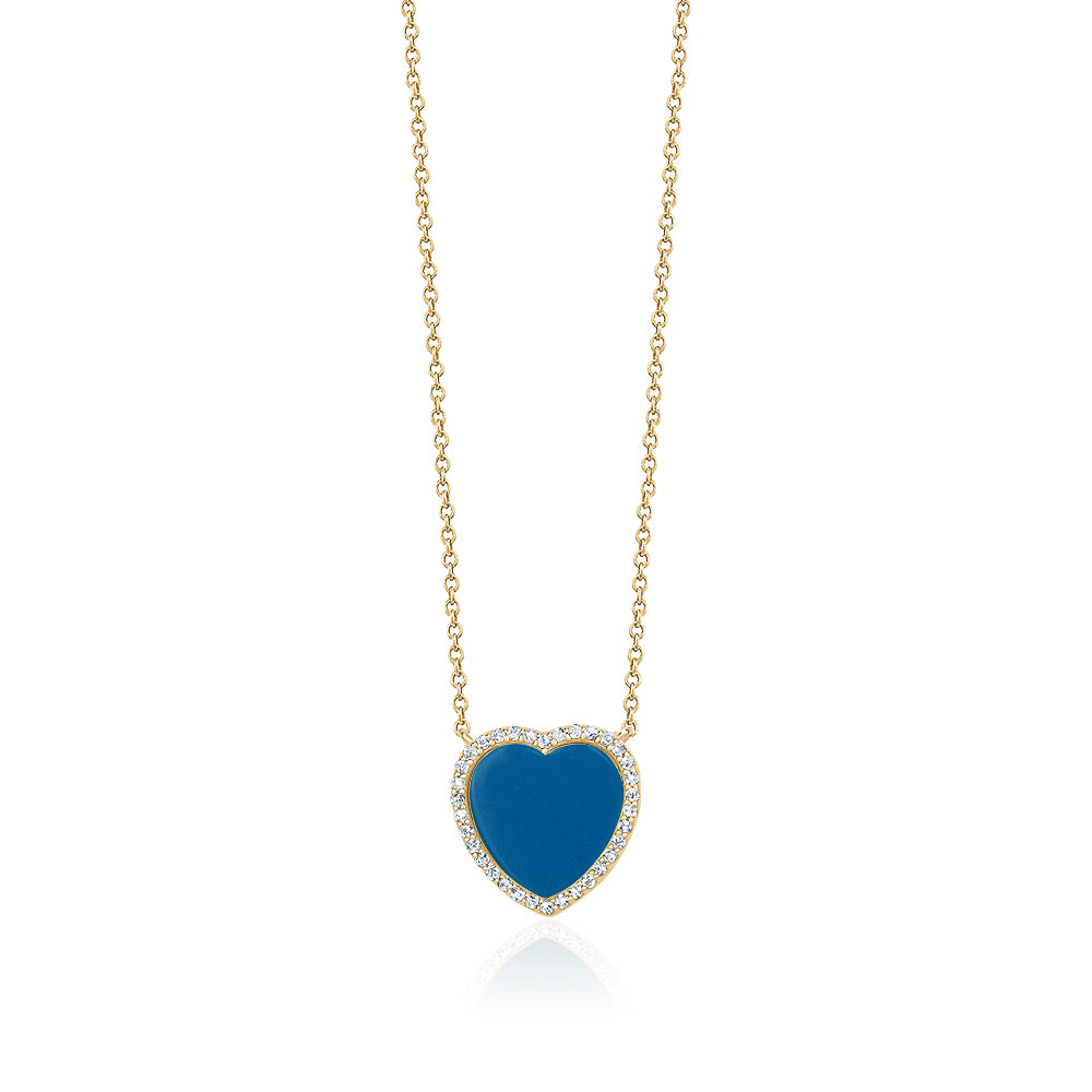 ENAMEL HEART NECKLACES – Limlim fashion accessories
