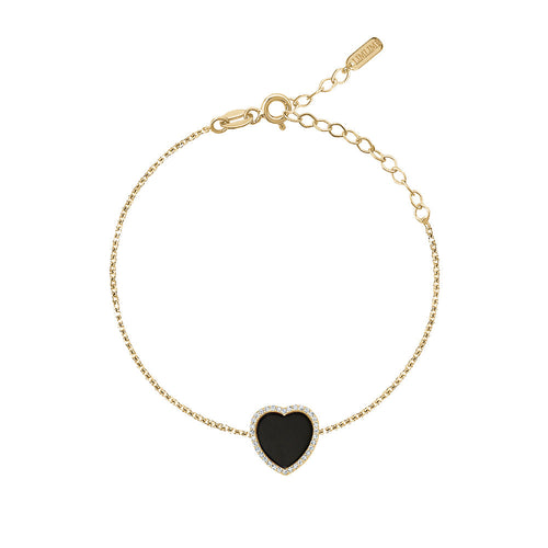 ENAMEL HEART BRACELET Limlim fashion accessories