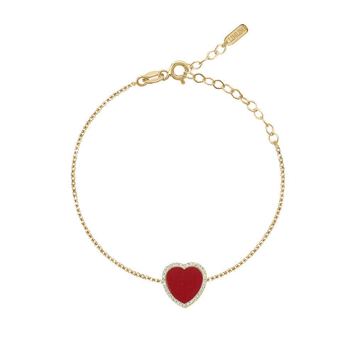 ENAMEL HEART BRACELET Limlim fashion accessories