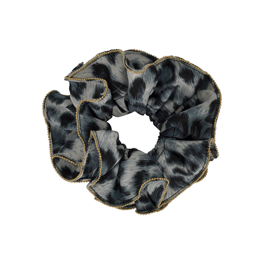 ANIMAL PRINT GOLD TRIM Limlim fashion accessories