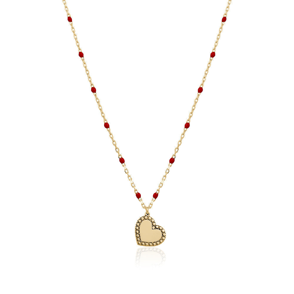 Rosary heart necklace Limlim fashion accessories
