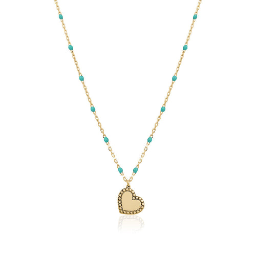 Rosary heart necklace Limlim fashion accessories