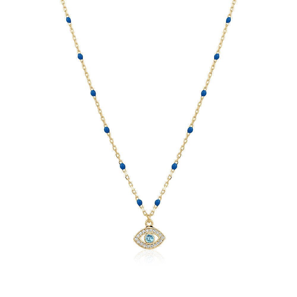 ROSARY EVIL EYE NECKLACE Limlim fashion accessories