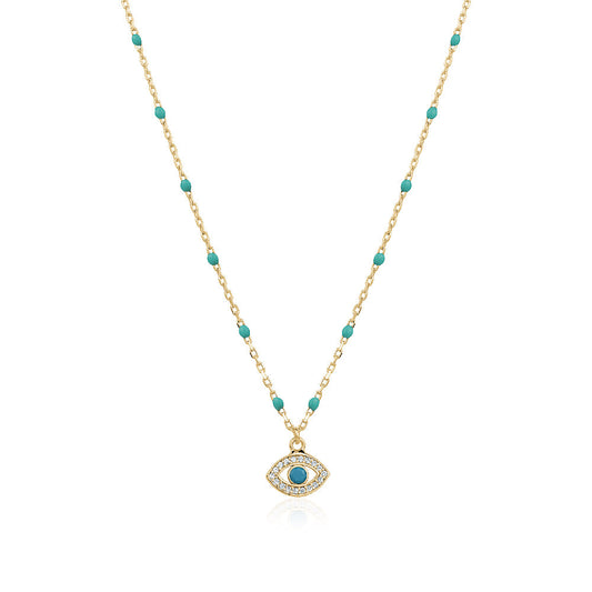 ROSARY EVIL EYE NECKLACE Limlim fashion accessories