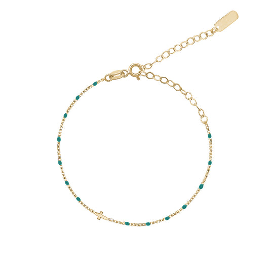 ROSARY CROSS BRACELET