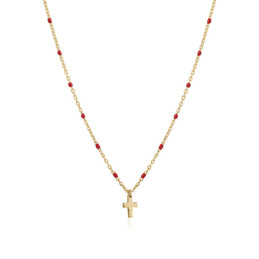 Rosary cross necklace Limlim fashion accessories