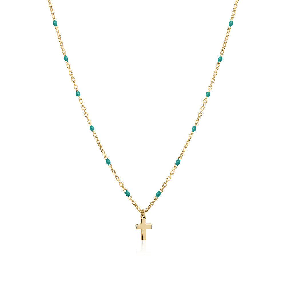 Rosary cross necklace Limlim fashion accessories