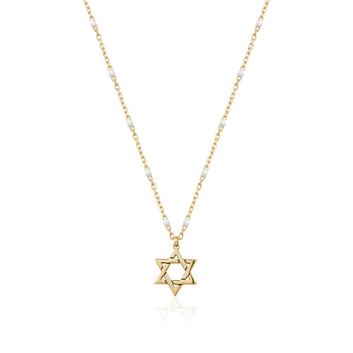 Rosary star of david necklace Limlim fashion accessories