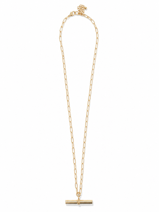 T Bar Pin Necklace