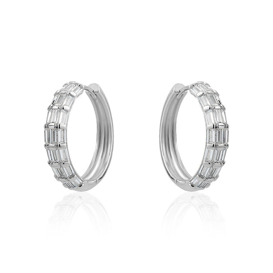 SMALL  BAGUETTE HOOPS