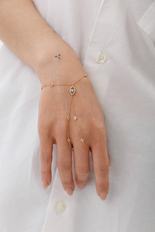 EVIL EYE HAND BRACELET