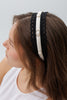 BLACK RIBBON HAIRBAND