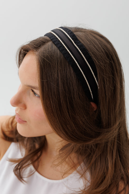 TWO ROW FLAT HAIRBADND