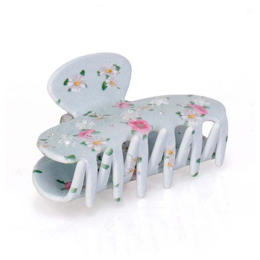VINTAGE FLORAL CLAW CLIP