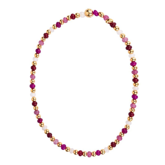 GEMSTONE BEADED NECKLACE