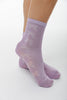 SHINY BOW SPARKLE SOCKS