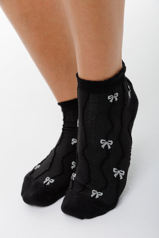 SHORT BOW FRILL SOCKS