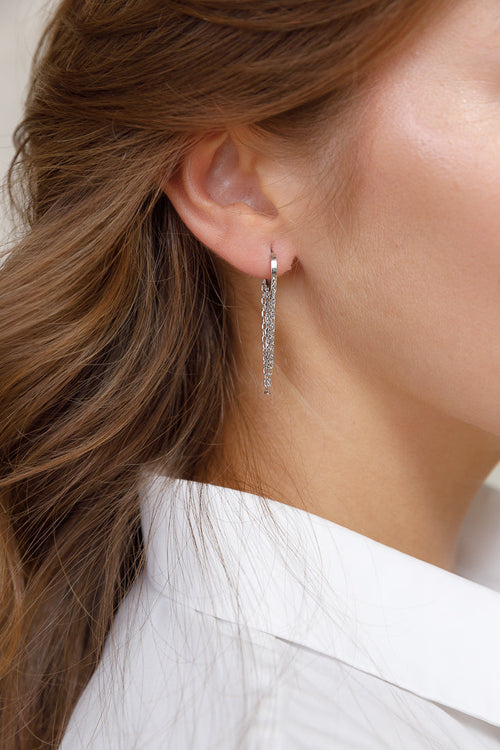 CHAIN EARRINGS Limlim fashion accessories