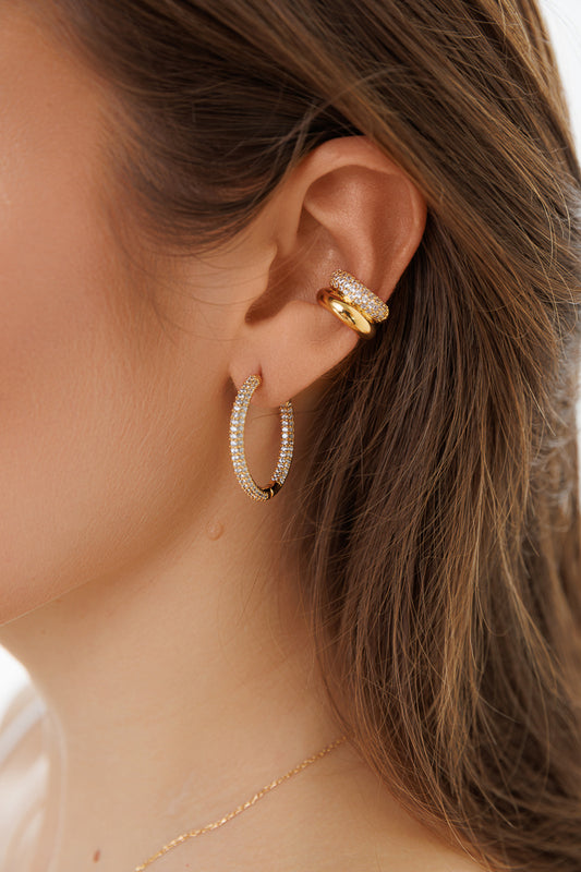 BOLD CZ HOOPS