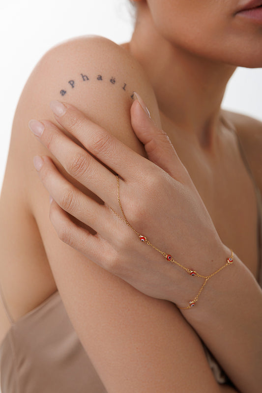 EVIL EYE HAND BRACELET