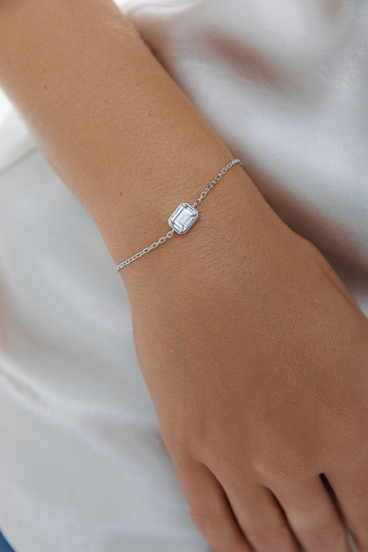 EMERALD CUT BRACELET