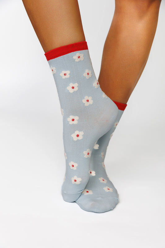 DAISY PUFF COTTON SOCKS