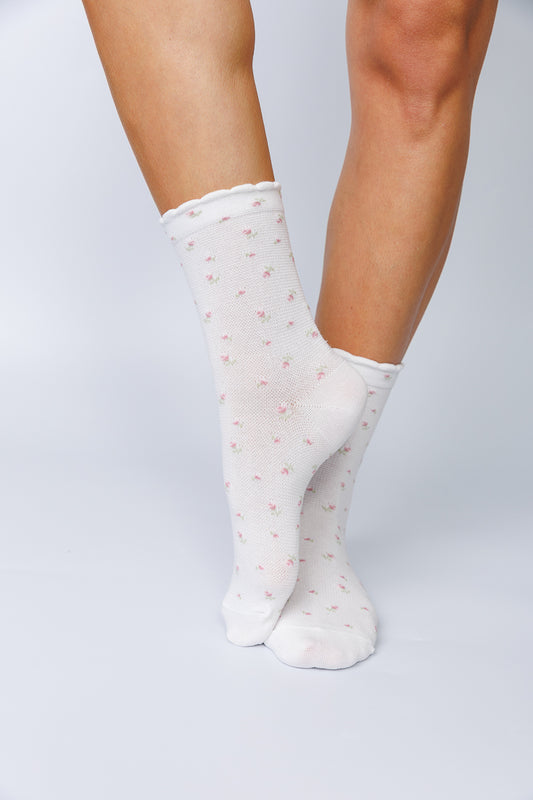 FRILL LIGHT BOW SOCKS