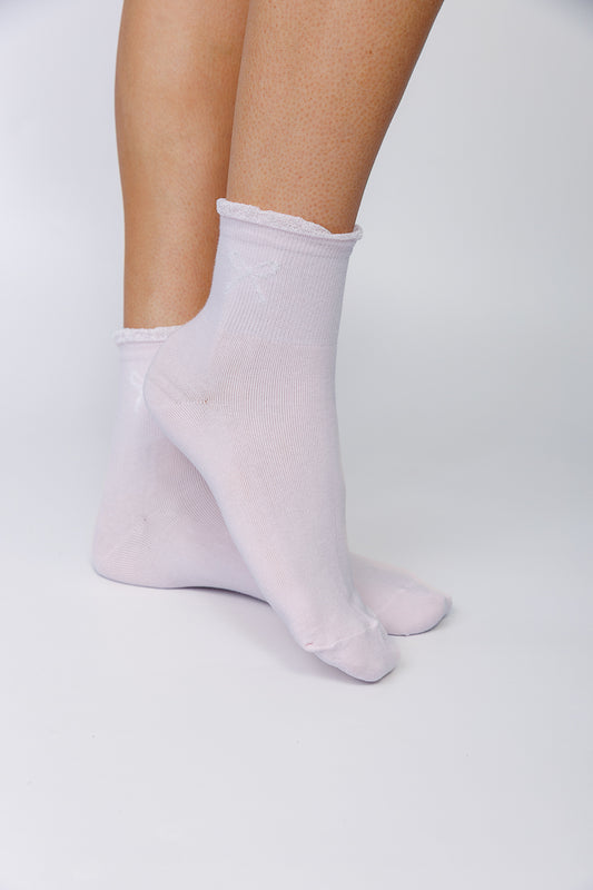 SOFT BOW ANKLE SOCKS