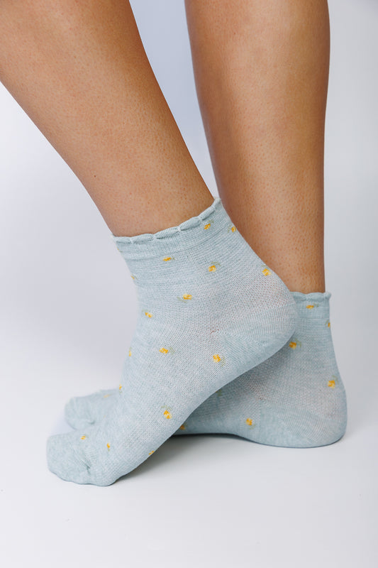 SOFT BLOOM CREW SOCKS
