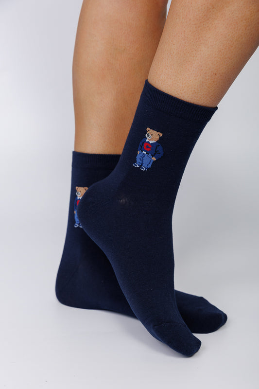 COZY TEDDY CREW SOCKS