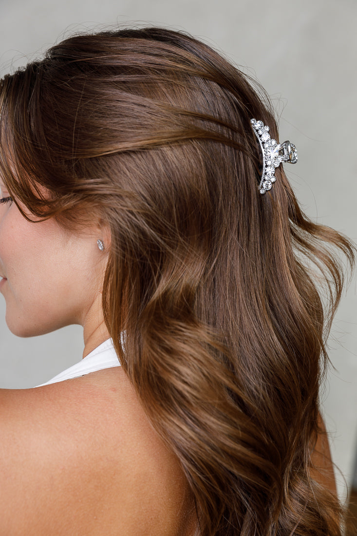 SMALL HALF MOON CRYSTAL CLIP LIMLIM