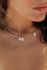 CABLE CRYSTAL NECKLACE