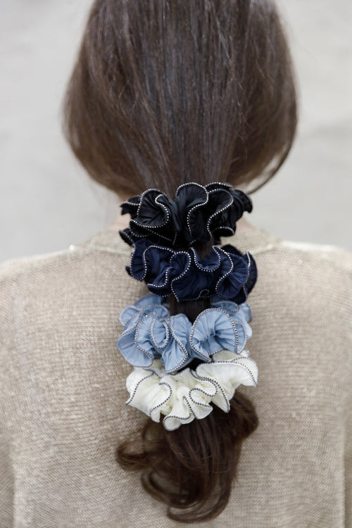 SMALL FRILL SCRUNCHIE BUNDLE OF 3 Limlim fashion accessories