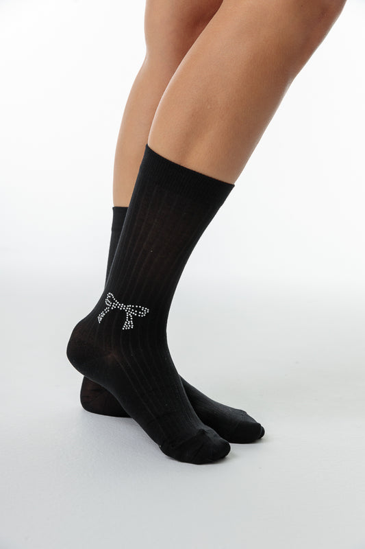 CRYSTAL BOW SOCKS