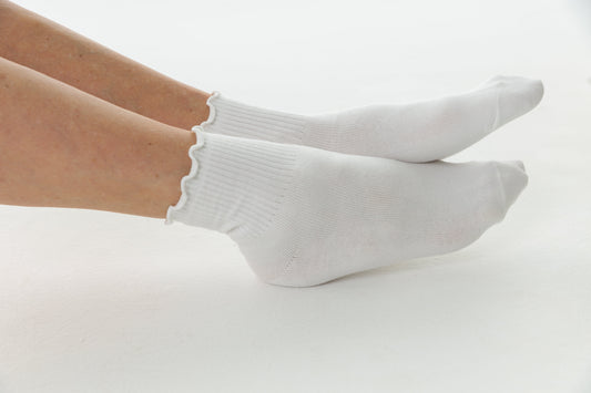 FRILL RUBBED SHORT SOCKS Limlim fashion accessories