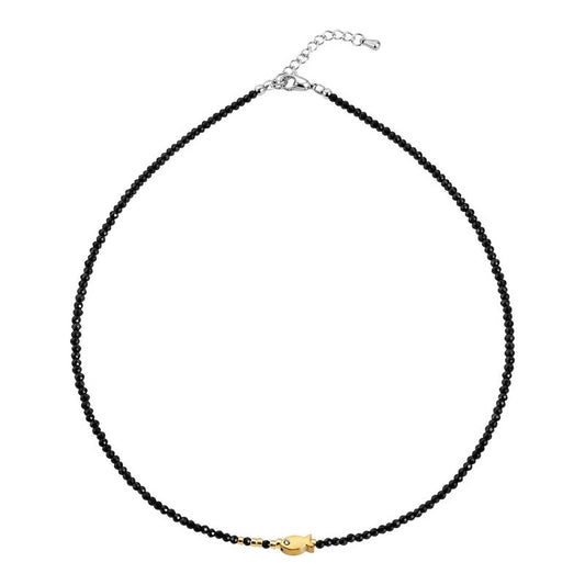 LUCKY FISH BEADED NECKLACE